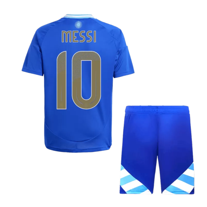Argentinien Lionel Messi 10 Auswärtstrikot Kinder Minikit 2024-2025