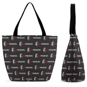 SC Freiburg Frauen Tragetasche Oxford-Stoff Einkaufsbeutel Tote Bag