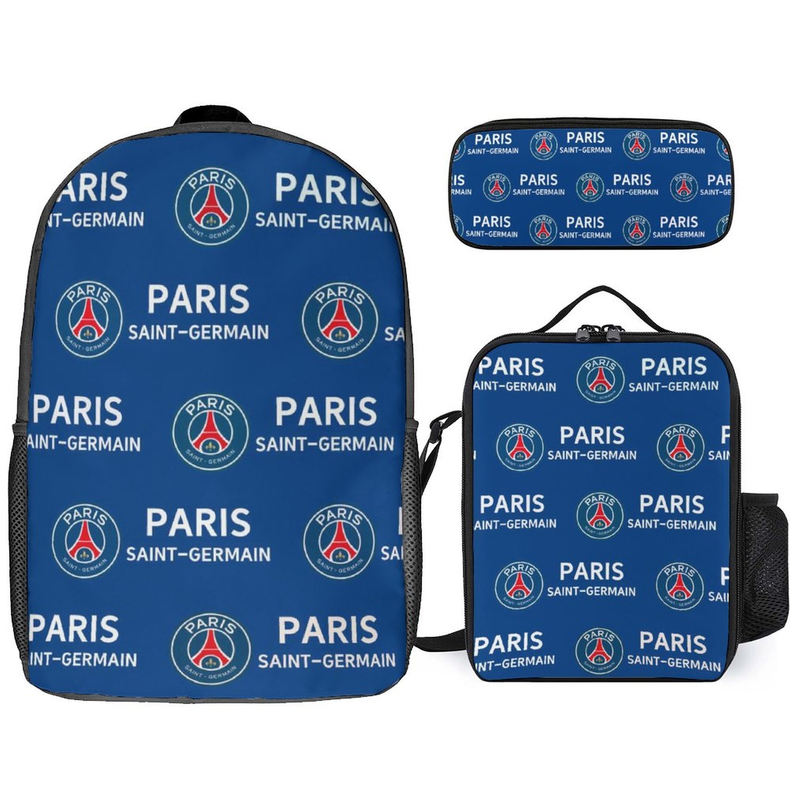 Paris Saint-Germain Student Schulranzen Lunchbag Stifttasche Kombination Paris Saint-Germain Student Schulranzen Lunchbag Stifttasche Kombination