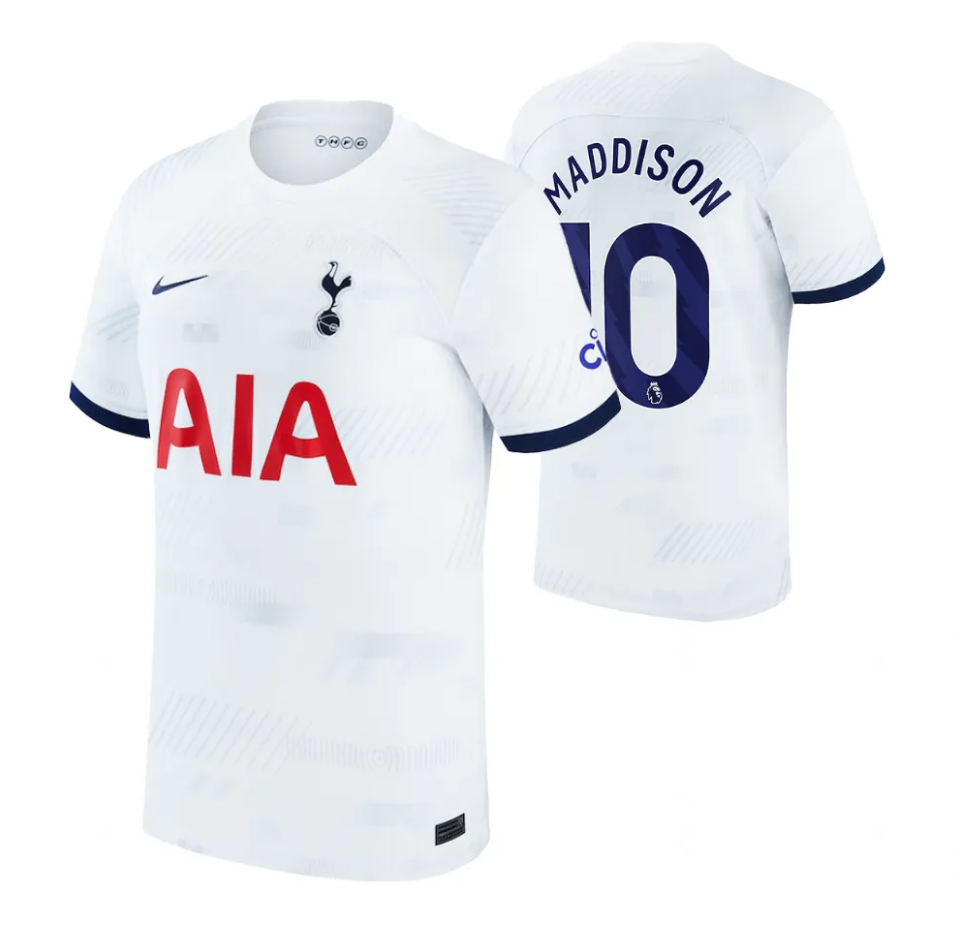 Tottenham Hotspur James Maddison 10 Home Trikot 2023-2024 Tottenham Hotspur James Maddison 10 Home Trikot 2023-2024