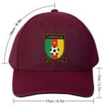 Kamerun Baseball Cap Verstellbar Reine Farbe Baseballkappe Mütze