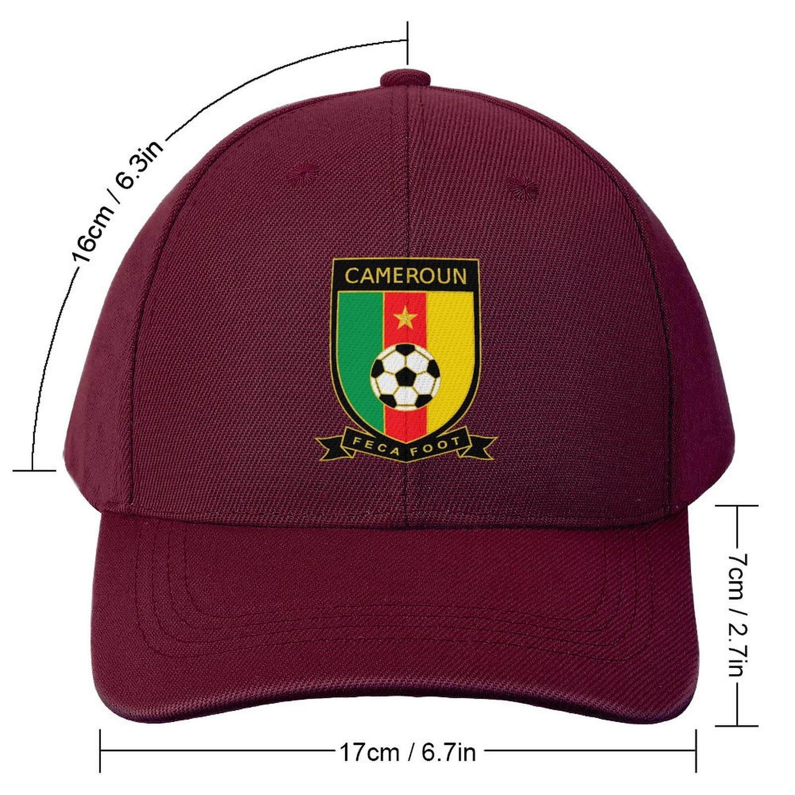 Kamerun Baseball Cap Verstellbar Reine Farbe Baseballkappe Mütze Kamerun Baseball Cap Verstellbar Reine Farbe Baseballkappe Mütze