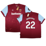 West Ham United Said Benrahma 22 Home Trikot 2023-2024