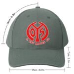 Unisex Mainz 05 Baseball Cap Verstellbar Reine Farbe Baseballkappe Mütze