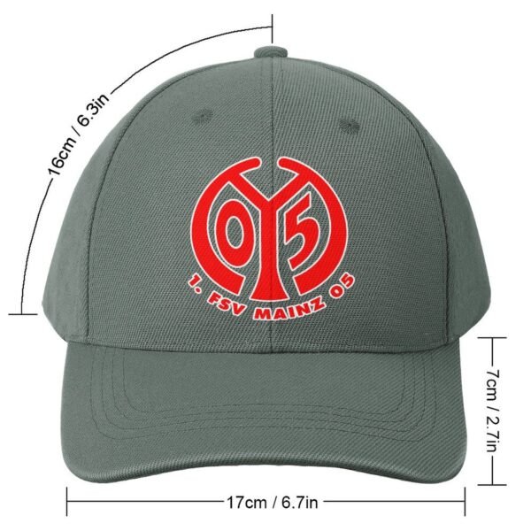 Unisex Mainz 05 Baseball Cap Verstellbar Reine Farbe Baseballkappe Mütze