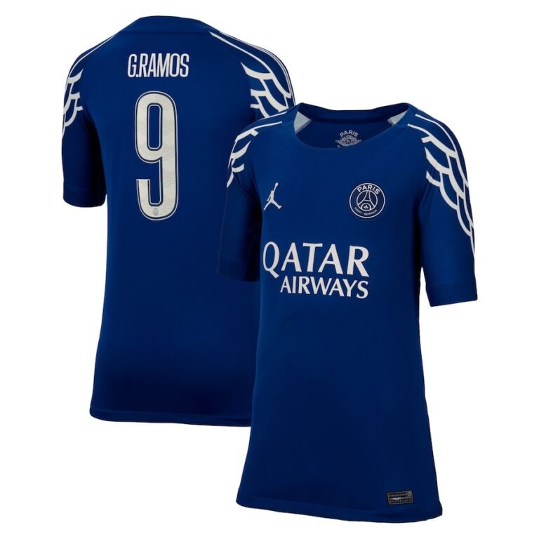 Paris Saint-Germain Gonçalo Ramos 9 Fourth Trikot 2024-2025