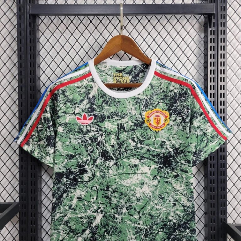 Manchester United x Stone Roses Sondertrikot 2023-2024 - Grün