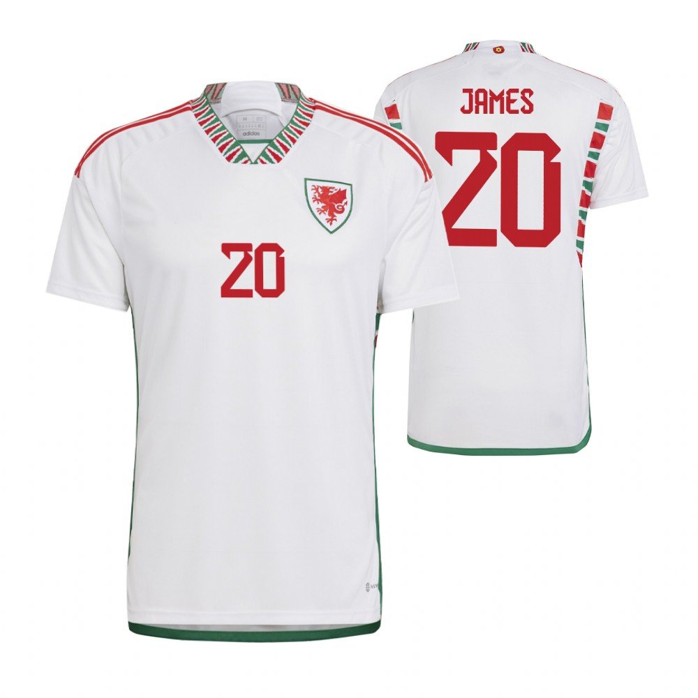 Wales Daniel James 20 Away Trikot WM 2022 Wales Daniel James 20 Away Trikot WM 2022
