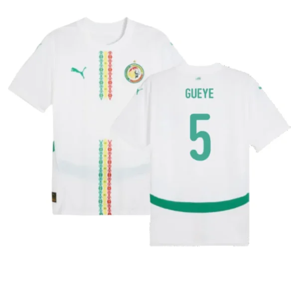 Senegal Idrissa Gueye 5 Home Trikot 2024-2025
