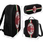 AC Mailand Student Schulranzen Lunchbag Stifttasche Kombination