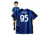 Inter Mailand Alessandro Bastoni 95 Heimtrikot Kinder 2024-2025