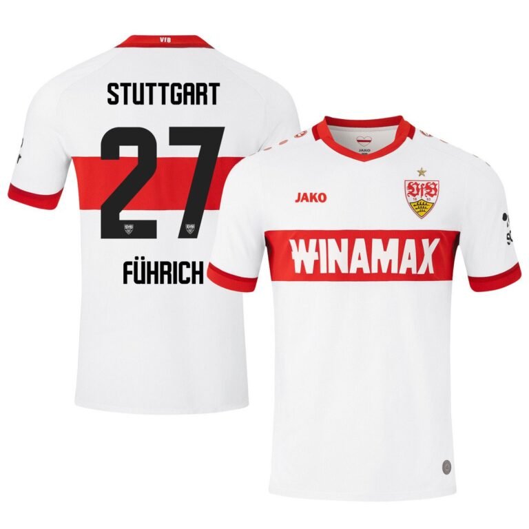 VfB Stuttgart Chris Führich 27 Home Trikot 2024-2025
