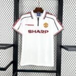 Manchester United Retro Away Trikot 1998-1999 - Weiß