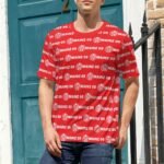 Mainz 05 Unisex 3D Vollständig Druck Kurzarm T-Shirts Beiläufige Tee Tops