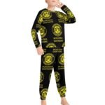 Borussia Dortmund Langarm Pyjama-Set Schlafanzüge Kinder Baumwolle Nachtwäsche Für Mädchen Jungen
