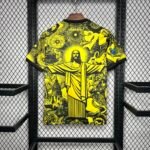 Brasilien Jesus Christus der Erlöser Sonderausgabe Trikot 2024-2025 - Gelb