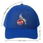 Unisex FC Köln Baseball Cap Verstellbar Reine Farbe Baseballkappe Mütze