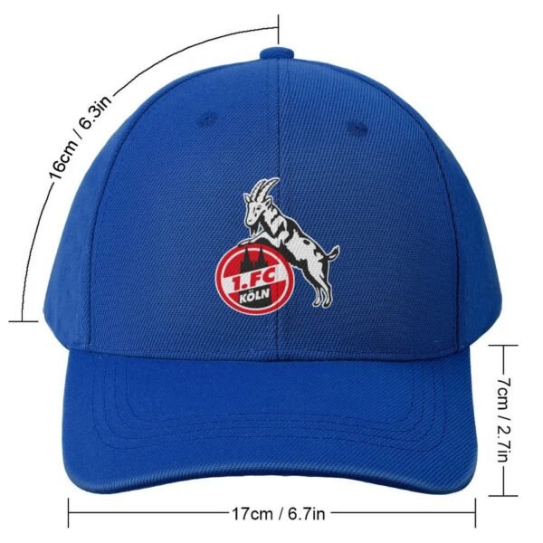 Unisex FC Köln Baseball Cap Verstellbar Reine Farbe Baseballkappe Mütze