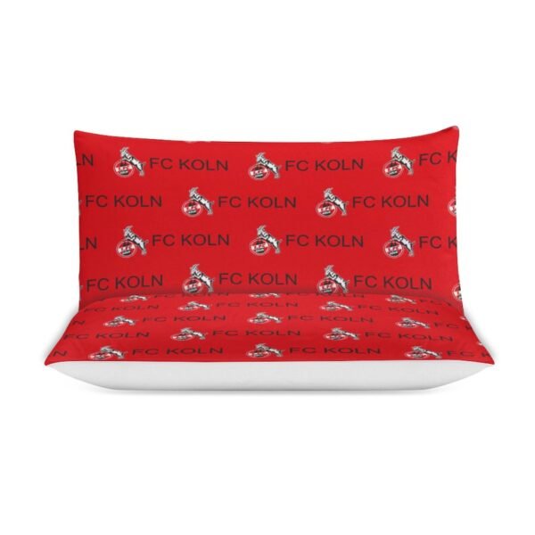 FC Köln Bettwäscheset 3 Stück Kinder Erwachsene Steppdeckenbezug Steppdeckenbezug Multi Size Laken Set