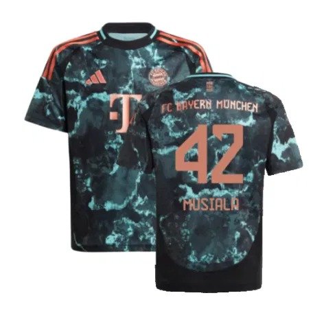 Bayern München Jamal Musiala 42 Auswärtstrikot Kinder Minikit 2024-2025