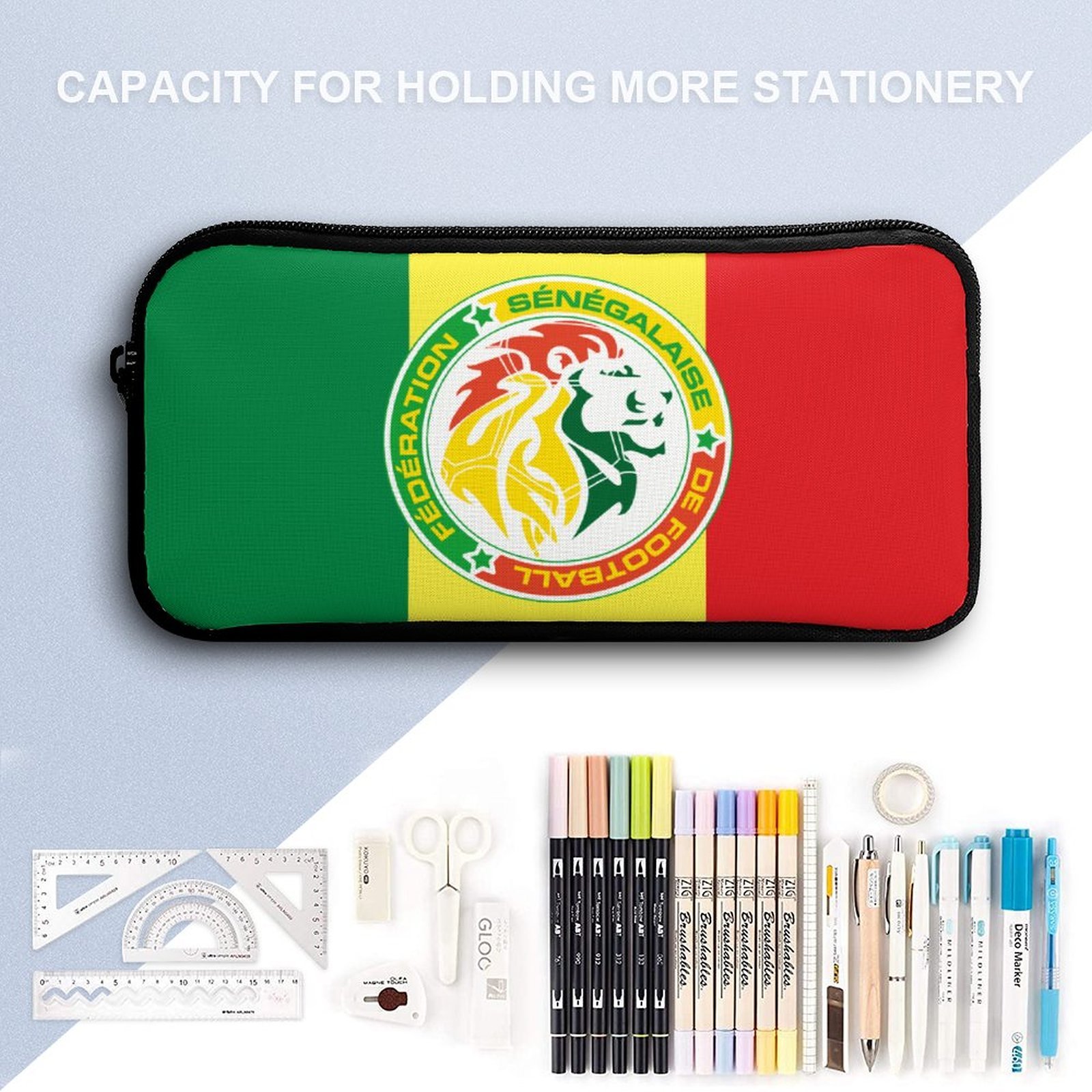 Senegal Student Schulranzen Lunchbag Stifttasche Kombination Senegal Student Schulranzen Lunchbag Stifttasche Kombination