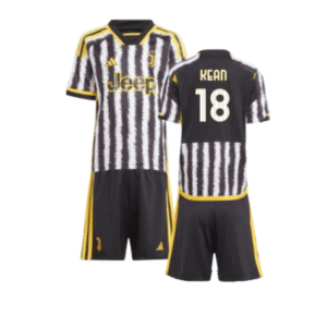 Juventus Moise Kean 18 Heimtrikot Kinder Minikit 2023-2024
