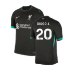 FC Liverpool Diogo Jota 20 Away Trikot 2024-2025
