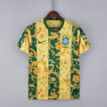 Brasilien Blumen Sonderausgabe Trikot 2022-2023 - Gelb