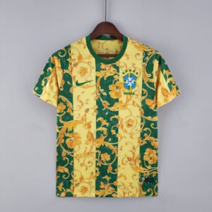 Brasilien Blumen Sonderausgabe Trikot 2022-2023 - Gelb