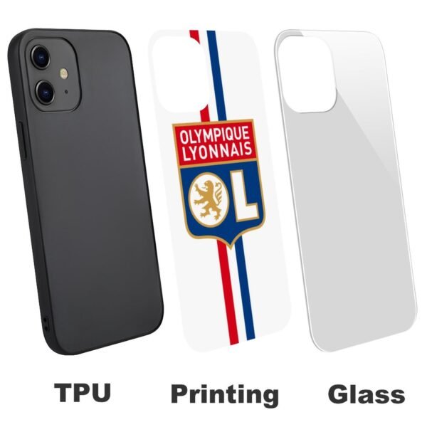 Olympique Lyonnais Stoßfest Glaskasten Handyhüllen & Cover Für IPhone 12