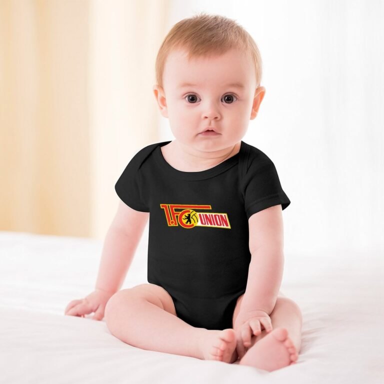FC Union Berlin Baby Bodysuit Strampler Schlafanzug Mit Kurzen Ärmeln