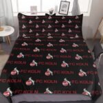 FC Köln Bettwäscheset 3 Stück Kinder Erwachsene Steppdeckenbezug Steppdeckenbezug Multi Size Laken Set