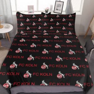 FC Köln Bettwäscheset 3 Stück Kinder Erwachsene Steppdeckenbezug Steppdeckenbezug Multi Size Laken Set