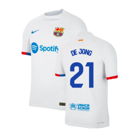 FC Barcelona Frenkie de Jong 21 Away Trikot 2023-2024