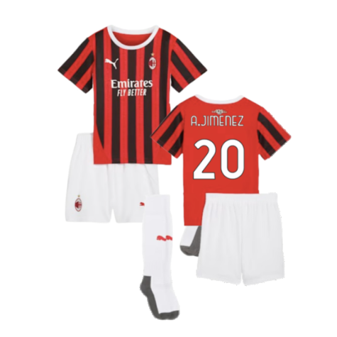 AC Mailand Alex Jiménez 20 Heimtrikot Kinder 2024-2025