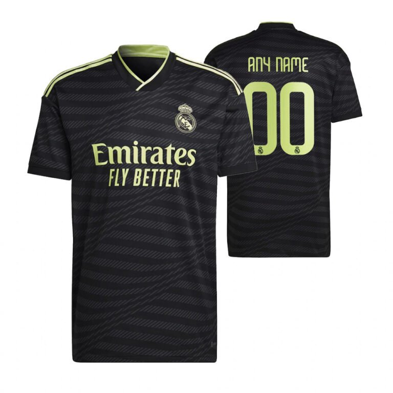 Real Madrid Third Trikot 2022-2023 ( Aufdruck Dein Name )