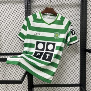 Sporting Lissabon CP Cristiano Ronaldo 28 Retro Home Trikot 2003-2004