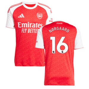 Arsenal Christian Nørgaard 16 Home Trikot 2025-2026