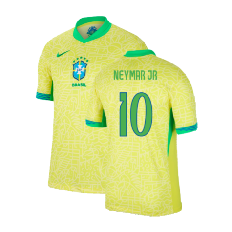 Brasilien Neymar Jr 10 Home Trikot 2024-2025