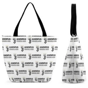 Juventus FC Frauen Tragetasche Oxford-Stoff Einkaufsbeutel Tote Bag