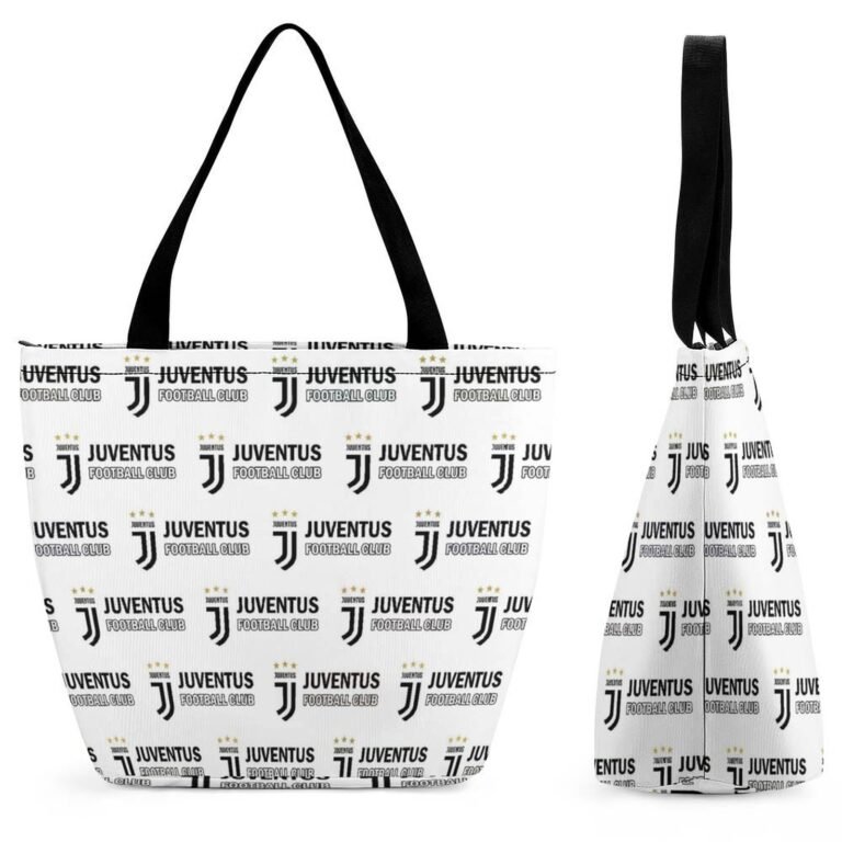 Juventus FC Frauen Tragetasche Oxford-Stoff Einkaufsbeutel Tote Bag