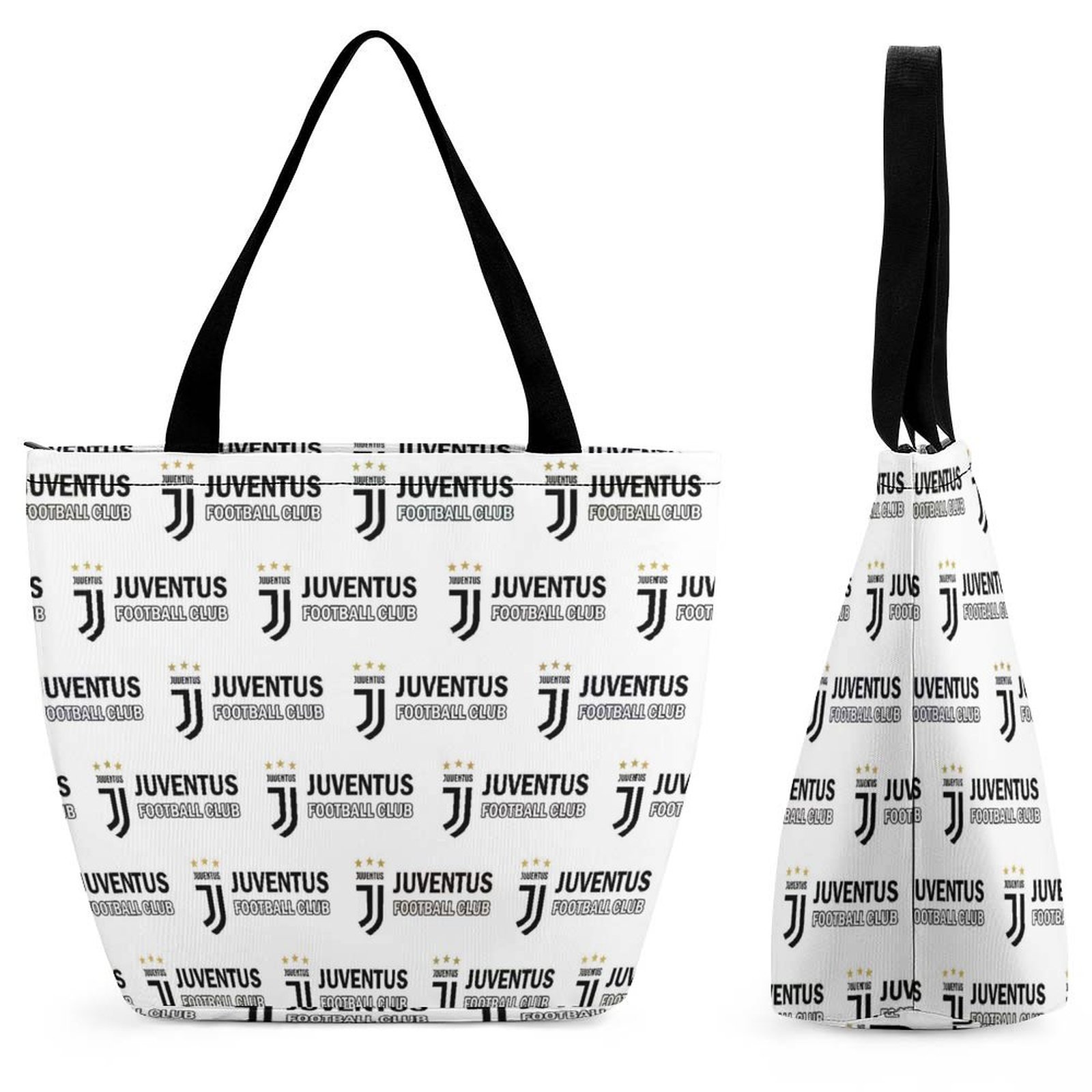 Juventus FC Frauen Tragetasche Oxford-Stoff Einkaufsbeutel Tote Bag Juventus FC Frauen Tragetasche Oxford-Stoff Einkaufsbeutel Tote Bag