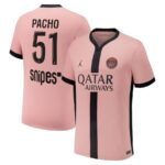 Paris Saint-Germain Willian Pacho 51 Third Trikot 2024-2025