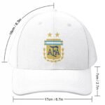 Argentinien Baseball Cap Verstellbar Reine Farbe Baseballkappe Mütze
