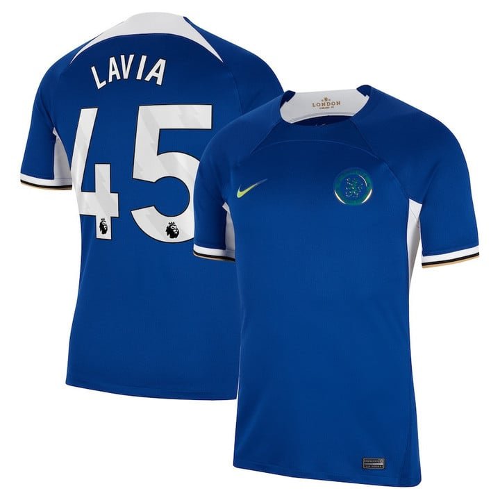 Chelsea Roméo Lavia 45 Home Trikot 2023-2024