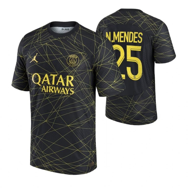 Paris Saint-Germain Nuno Mendes 25 4th Trikot 2022-2023