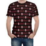 Eintracht Frankfurt Unisex 3D Vollständig Druck Kurzarm T-Shirts Beiläufige Tee Tops