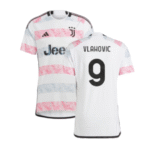 Juventus Dusan Vlahovic 9 Away Trikot 2023-2024