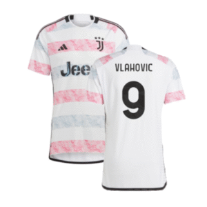 Juventus Dusan Vlahovic 9 Away Trikot 2023-2024