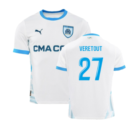 Olympique Marseille Jordan Veretout 27 Home Trikot 2024-2025